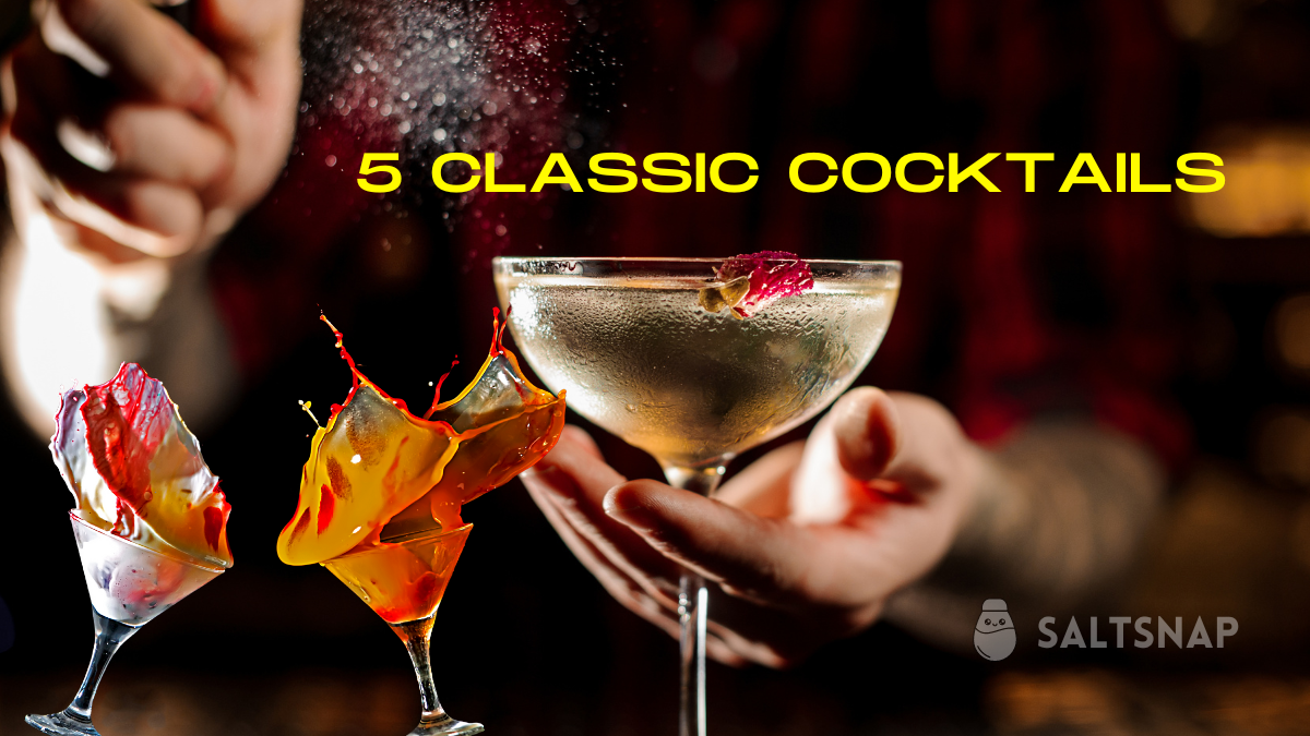 Top 5 Classic cocktails that will take you around the world in one sip